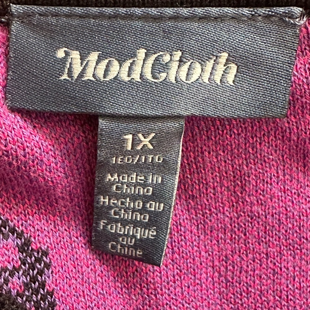 ModCloth "I Want Candy" Skulls Cardigan Sweater Size 1X New With Tag! - Picture 5 of 7